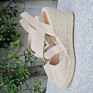$228 Patricia Green Mila Espadrille W/ Elastic Straps Size 10